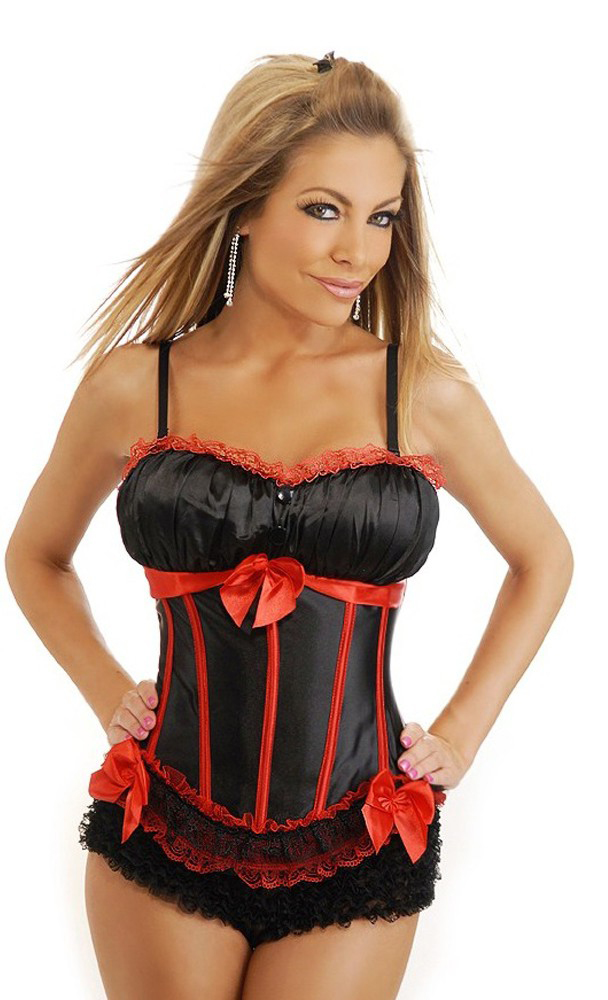 Daisy Corsets Women's Peasant Burlesque Corset - 2X for Valentines Day