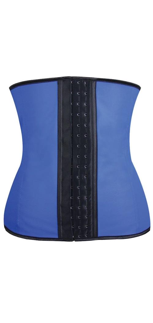 Bonitaz-corsets Women's Gym Work Out Waist Trainers Blue - 2X