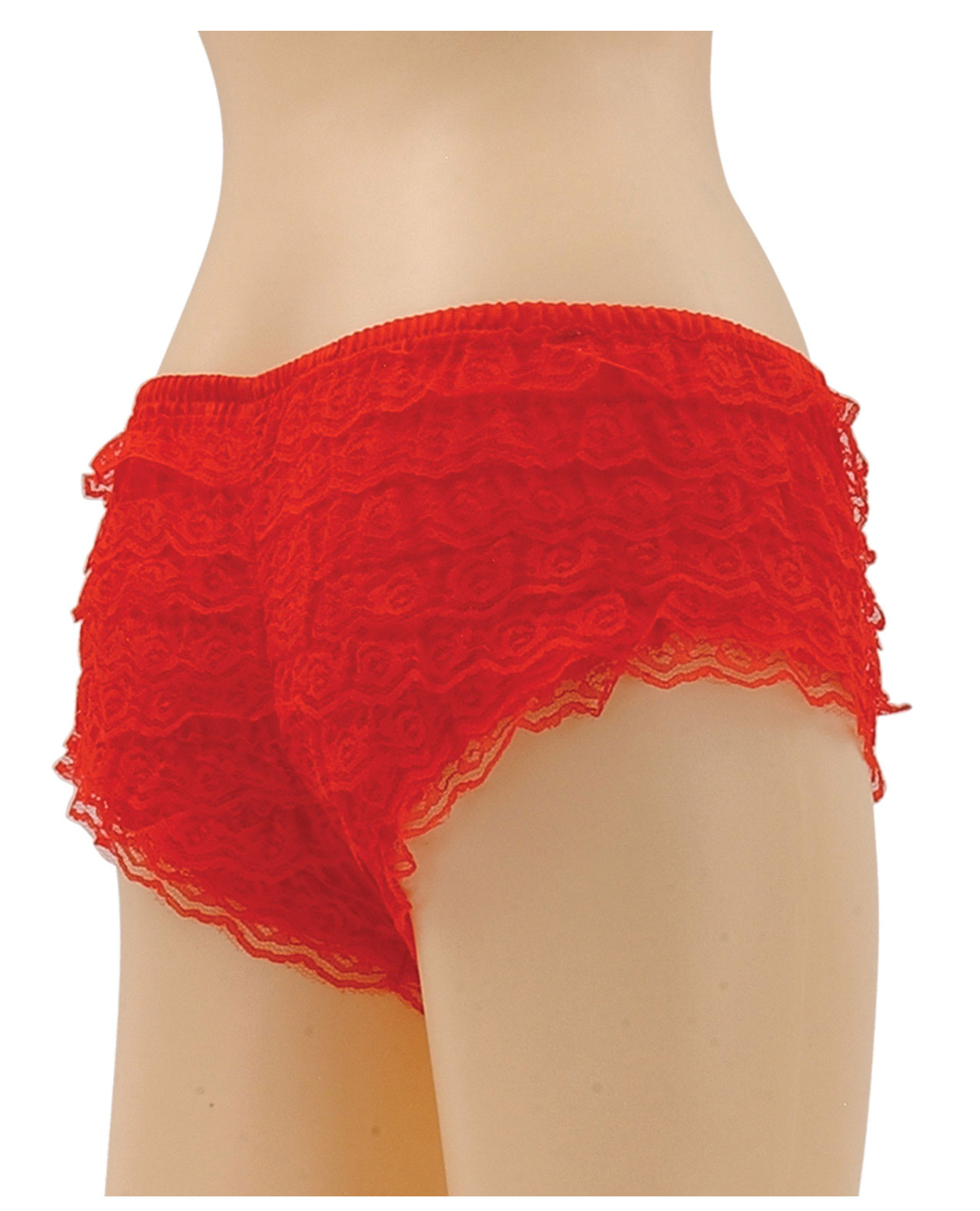 Be wicked Women's Be wicked ruffle hot pants red - M