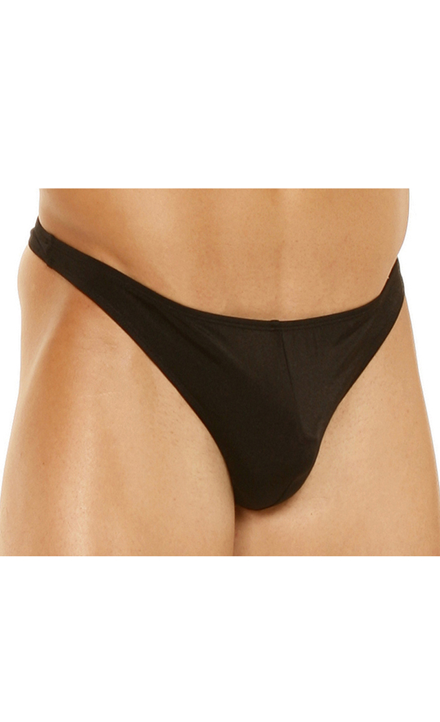 Elegant Moments Men's Lycra thong - Black - One Size