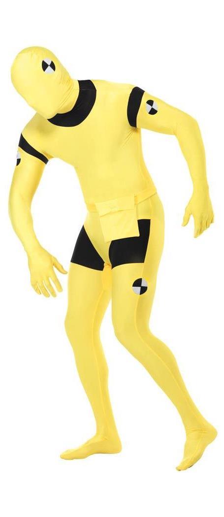 Smiffy's USA Men's Crash Dummy Skin Suit Adult Costume - 38-40