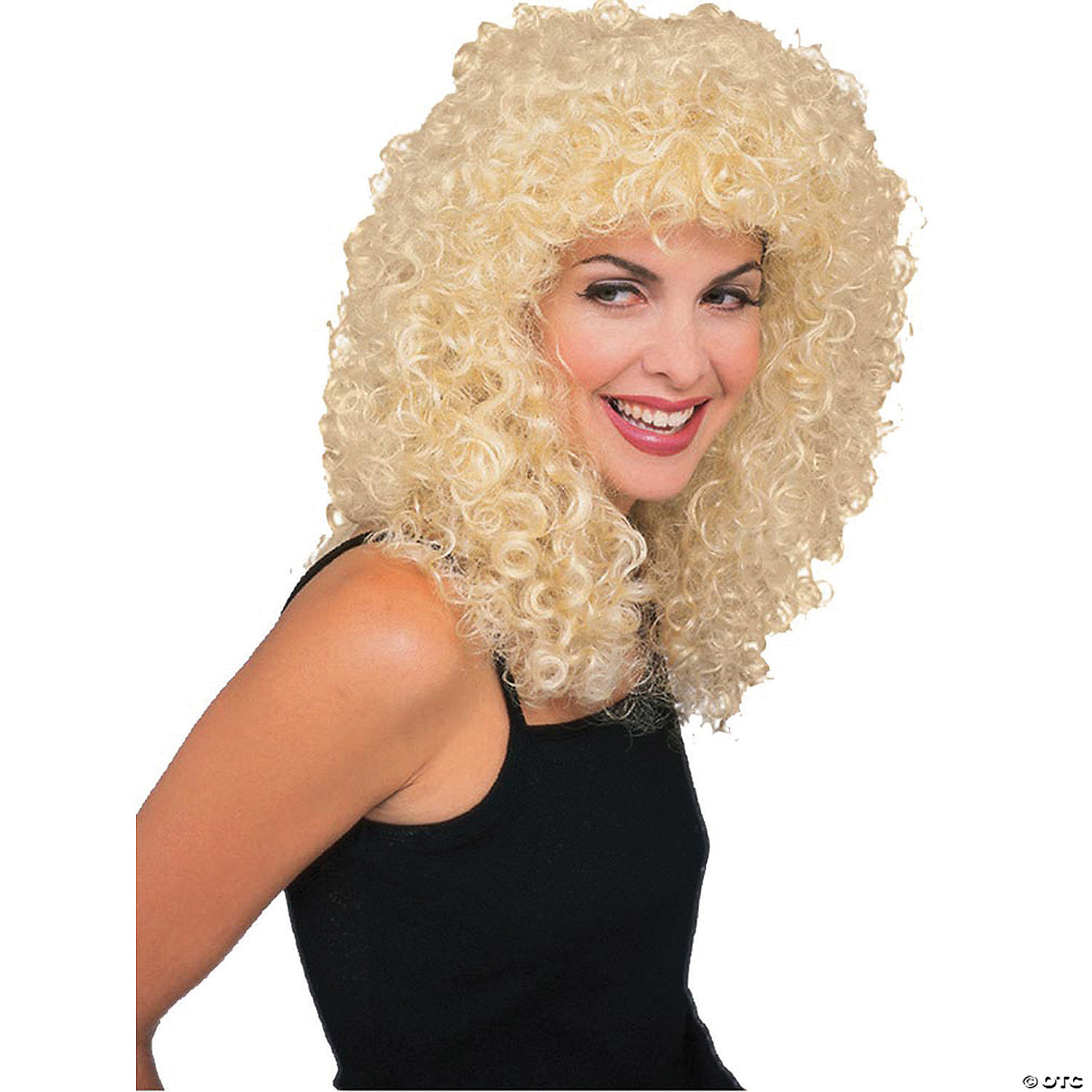 Rubie's Costume Co Women's Extra Long Blonde Curly Wig - Standard