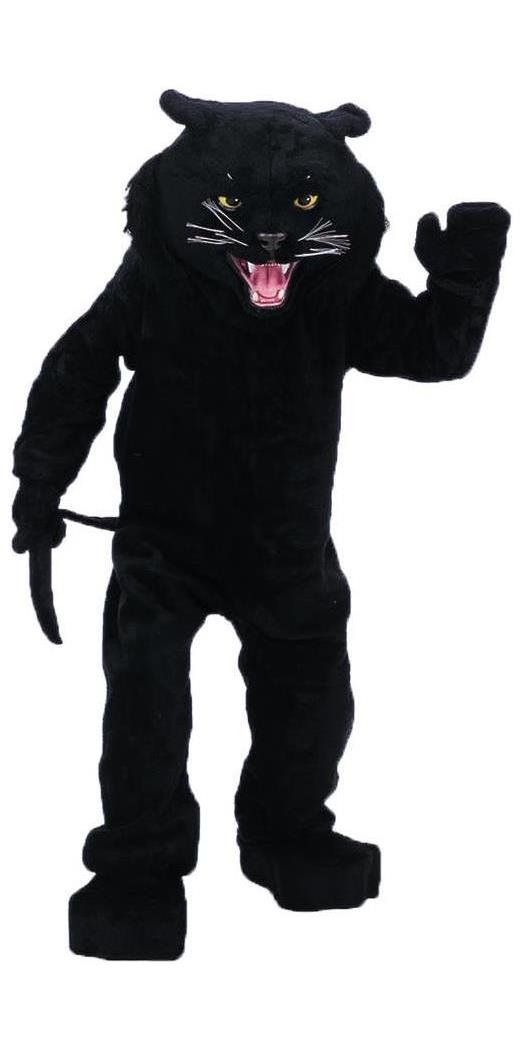 Rubie's Costume Co Men's Panther Black Mascot Complete Costume - Standard