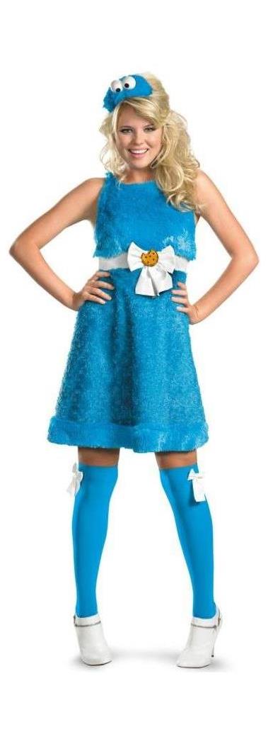 Disguise Inc Women's Cookie Monster Sassy Costume - 12-14