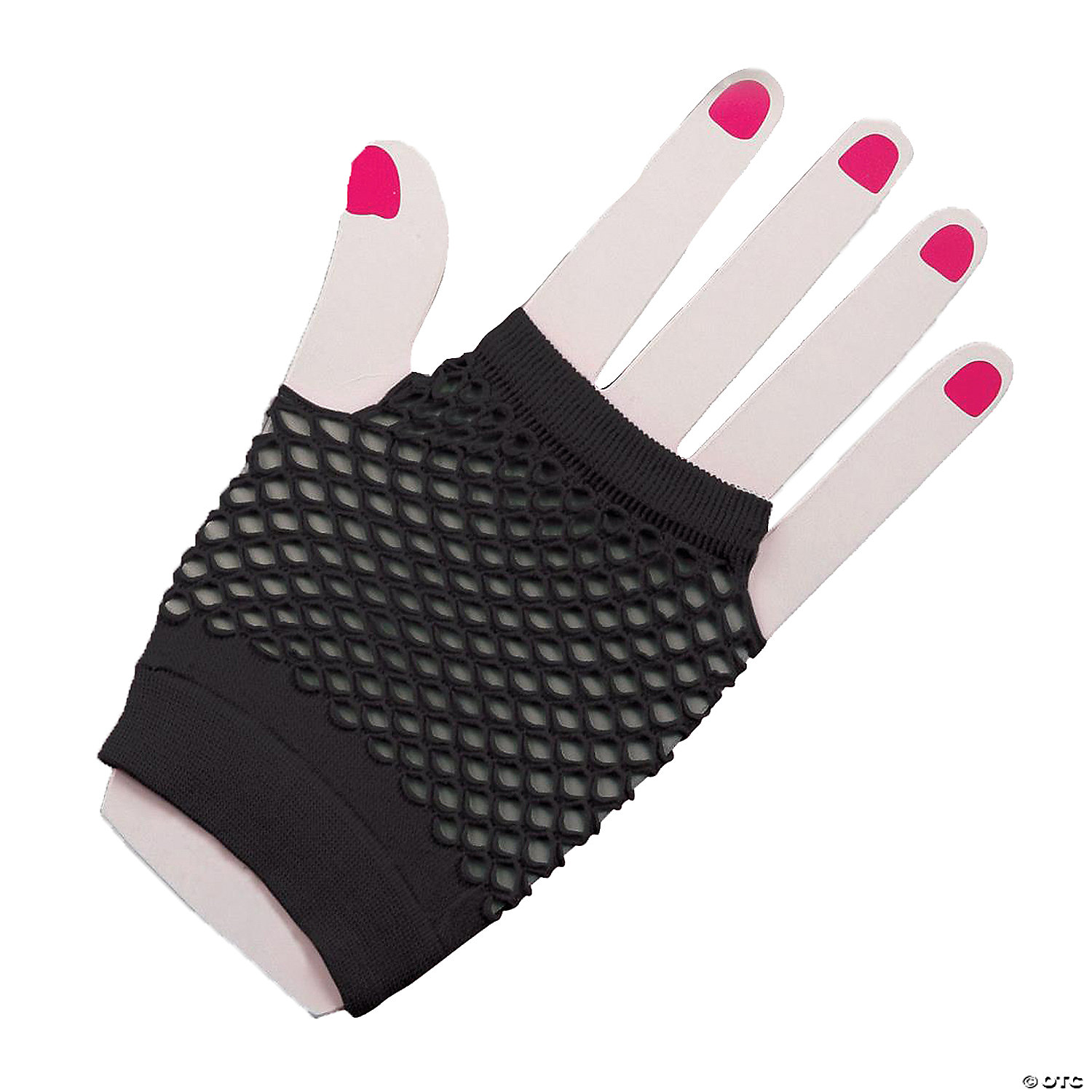 Forum Novelties Inc Women's Gloves Fingerles Fishnt Black - Standard