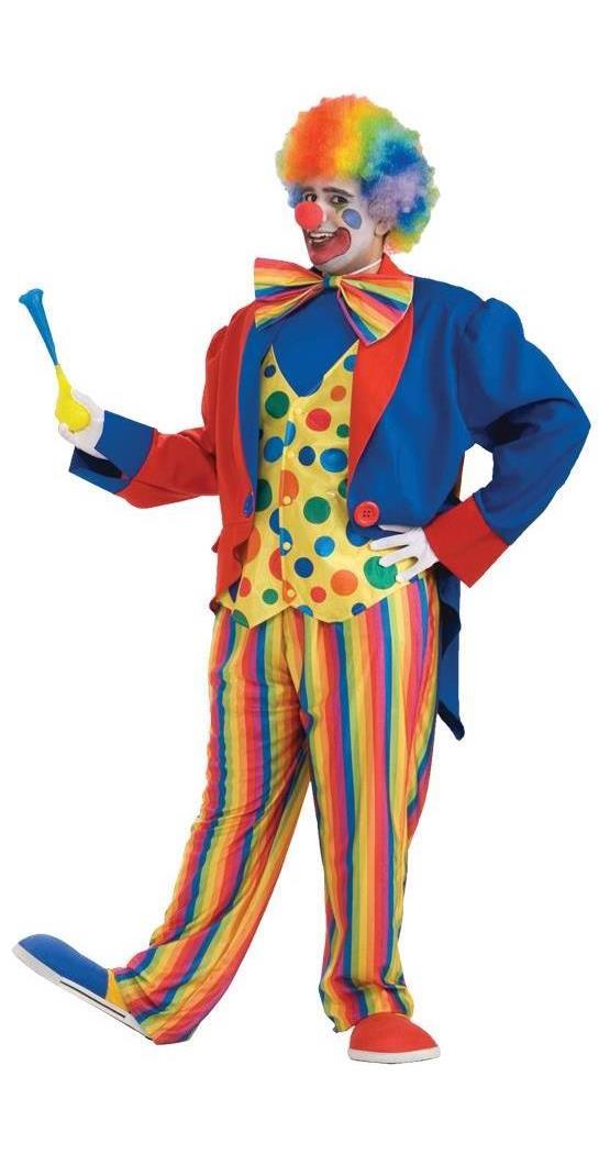 Forum Novelties Inc Men's Plus Size Clown Costume 3X Large 52-58 - Standard