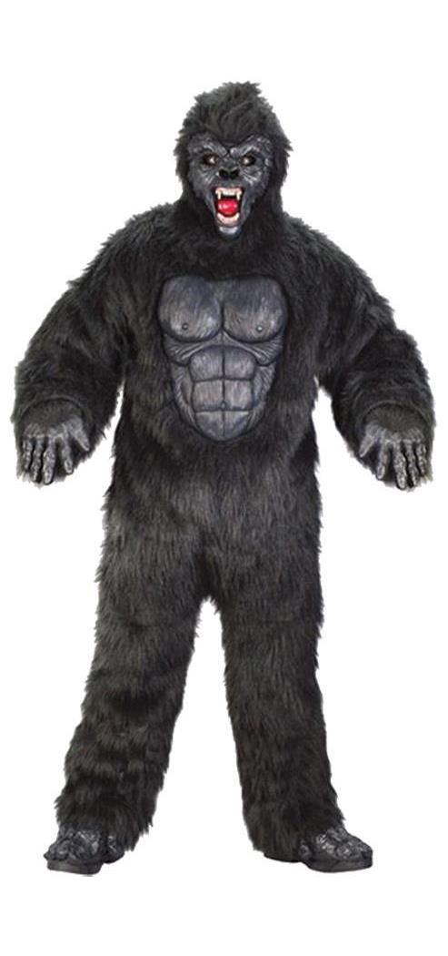 Fun World/Holiday Times Men's Gorilla Suit Plus Size Adult Costume - Standard