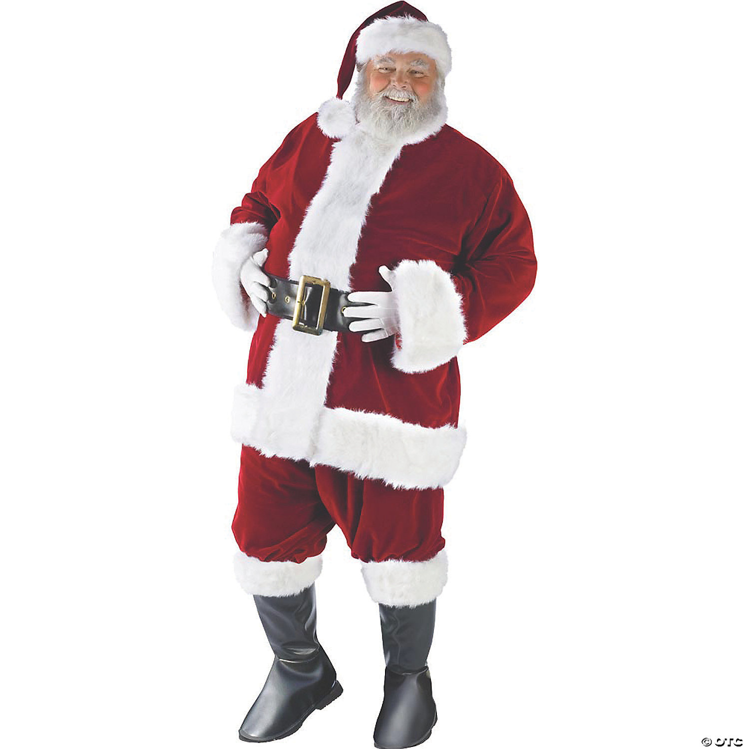 Fun World/Holiday Times Men's Ultra Velvet Santa Suit Costume - 58-60