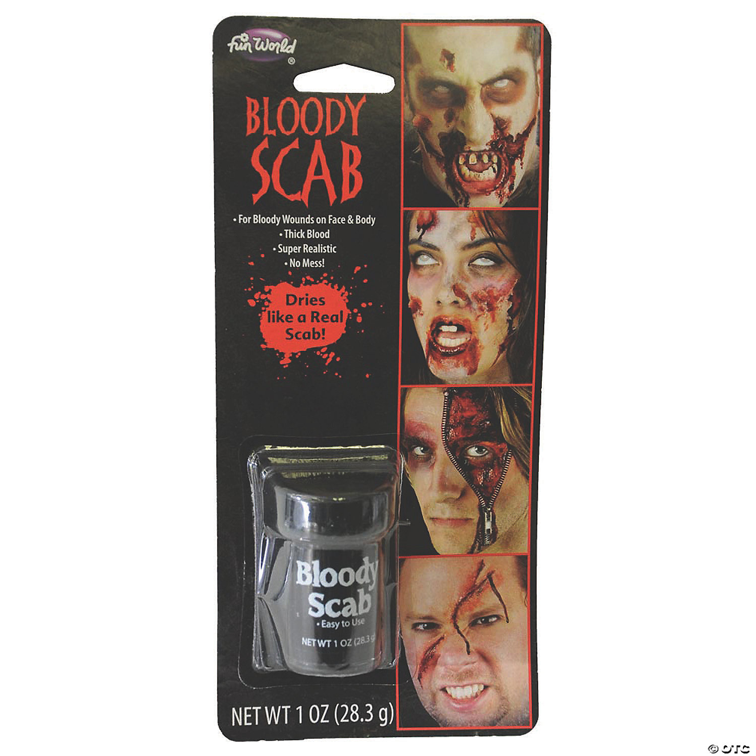 Fun World/Holiday Times Men's Bloody Fresh Scab Accessory - Standard