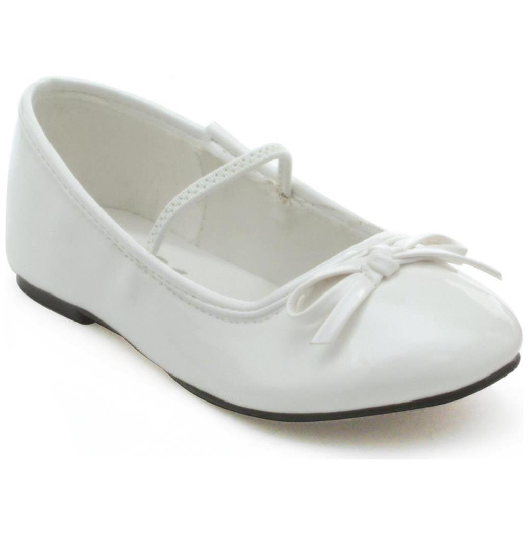 Ellie Shoes Women's Ballet Flat White Shoes - 11-12