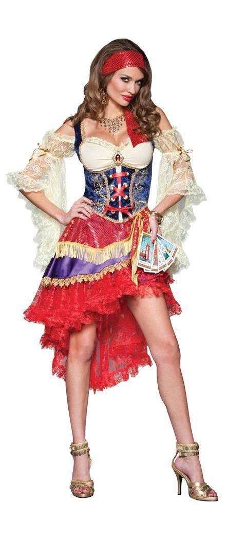 In Character Costumes Women's Good Fortune Gypsy Costume - 0-2 for Valentines Day