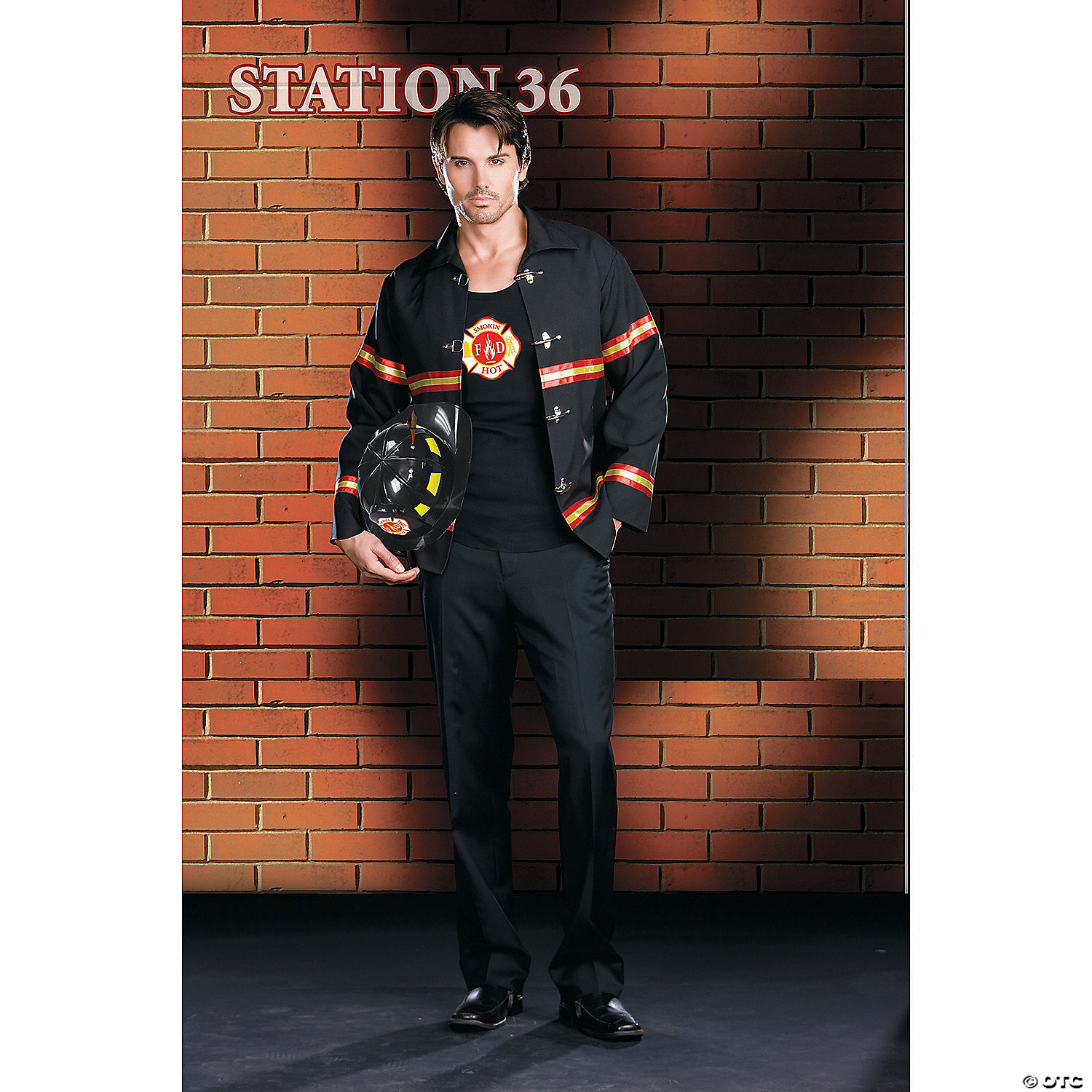 Dreamgirl Men's Smokin' Hot Fire Dept Male Costume - 50-52