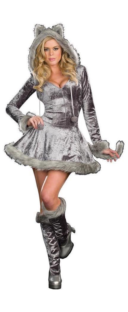 Dreamgirl Women's Big Bad Sexy Wolf Costume - 14-16