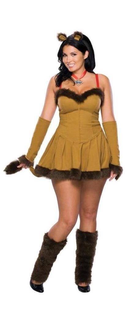 Rubie's Costume Co Women's Cowardly Lion Plus Size Costume - Standard