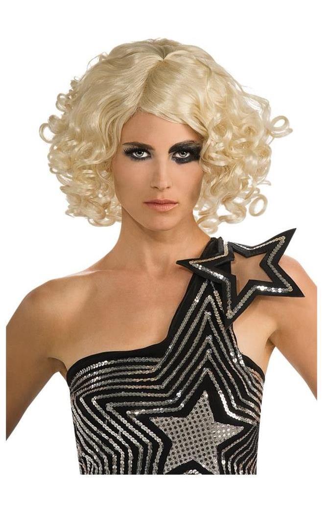 Rubie's Costume Co Women's Lady Gaga Curly Blonde Wig - Standard