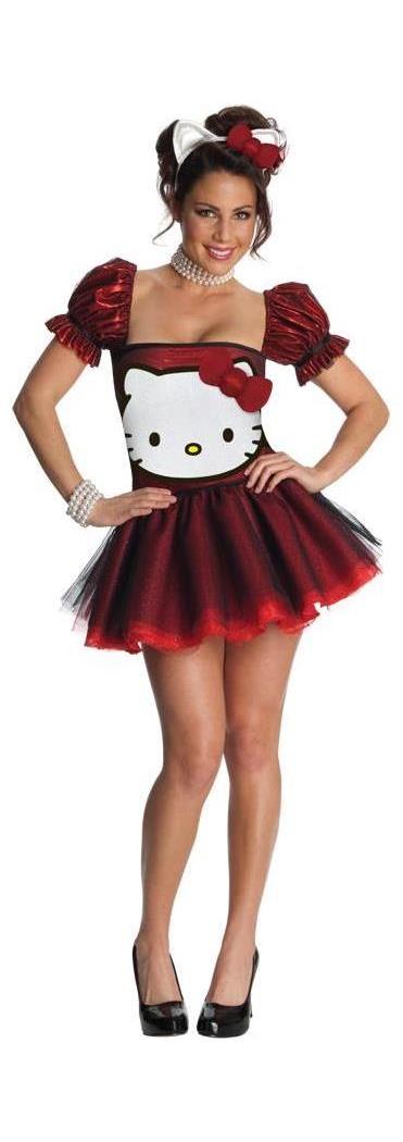 Rubie's Costume Co Women's Hello Kitty Red Adult Costume - 12-14