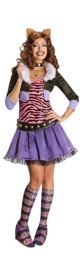 Rubie's Costume Co Women's Monster High Clawdeen Wolf Adult Costume - 12-14