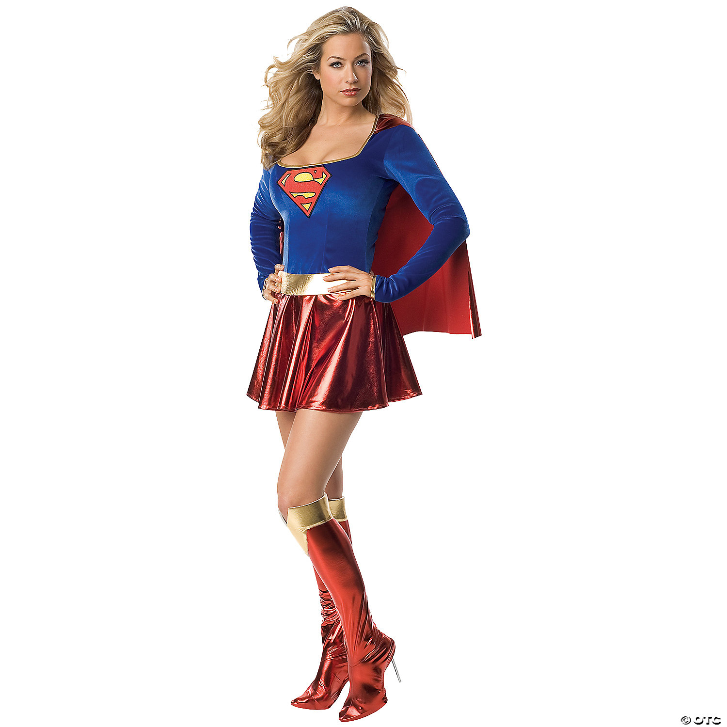 Rubie's Costume Co Women's Supergirl 1Pc Adult Costume - 12-14