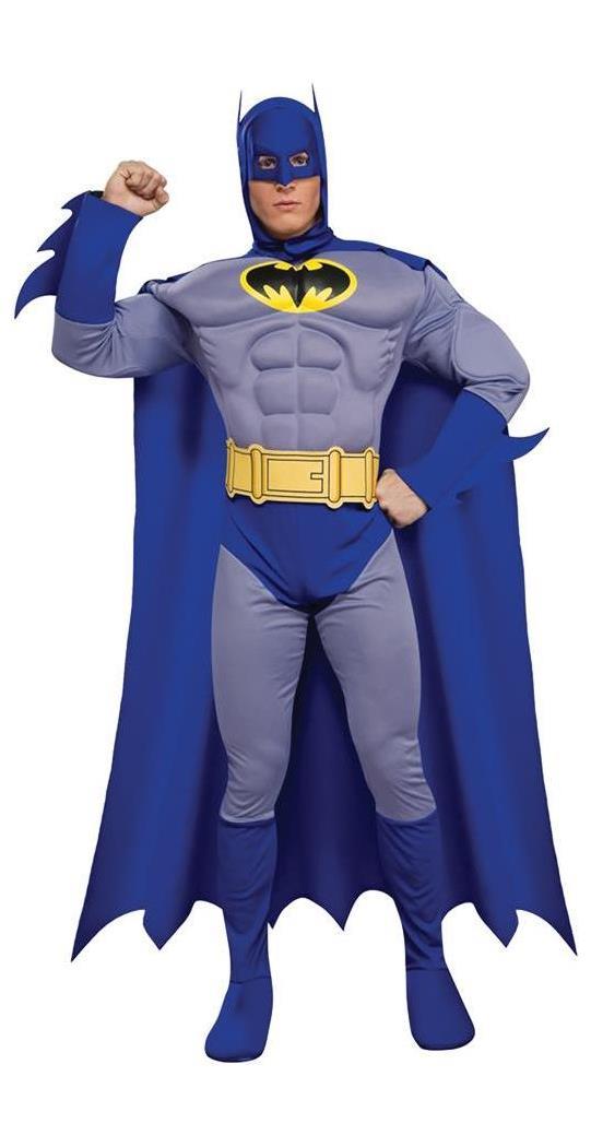 Rubie's Costume Co Men's Batman Brave Deluxe/Muscle Costume - 34-36