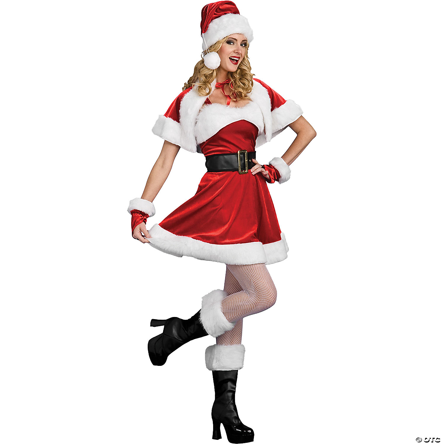 Rubie's Costume Co Women's Santa's Sexy Helper Adult Costume - 4-6