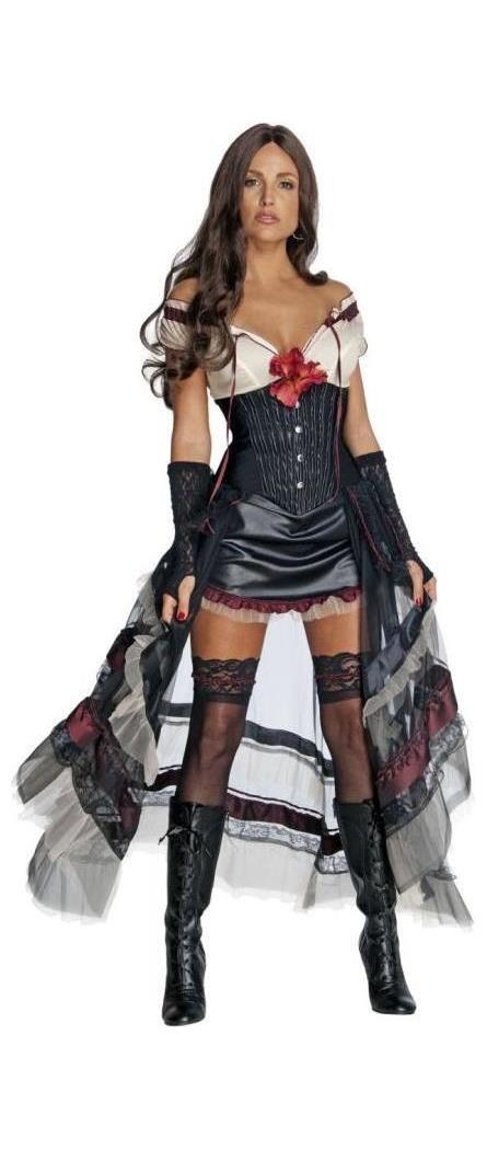 Rubie's Costume Co Women's Jonah Hex Lilah Black Adult Costume - 12-14