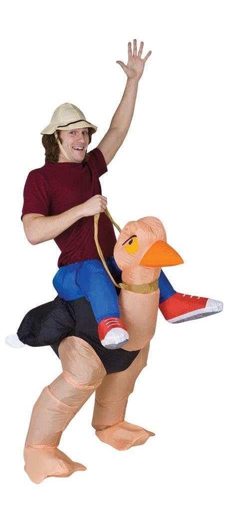 Gemmy Industries Corp. Men's Ollie Ostrich Inflatable Costume - Standard