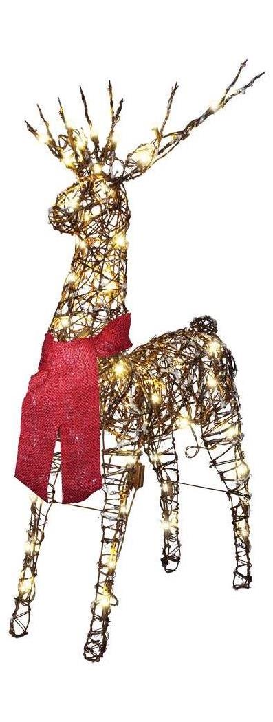 Gemmy Industries Corp. Starry Night Grapevine Deer Decoration - Standard