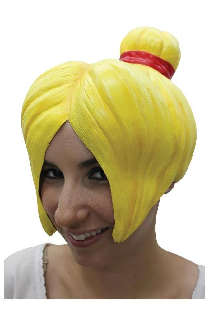 Caretas Rev Sa De Cv Women's Anime 4 Latex Yellow Wig - Standard