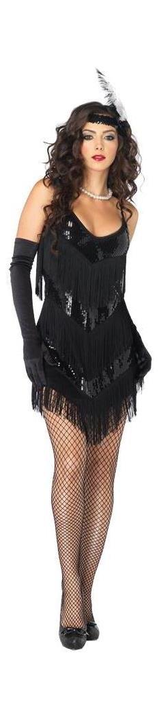 Leg Avenue Women's Roaring 20S Honey Black Costume - Standard