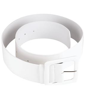 White-Mod About You Patent Belt