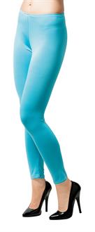 Blue Caracao Footless leggings