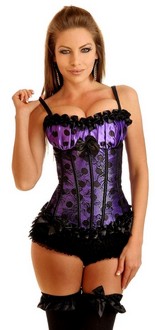 Pixie Polka Dot Burlesque Corset