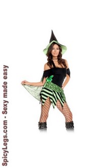4 pc Saucy Sorceress Costume