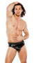 Leather G-String with Ribbon