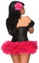 Embroidered Peasant Top Corset and Pettiskirt