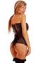 Steel Boned Streampunk Vegan Leather Corset