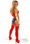 4 PC Sexy Sexy Superhero Costume