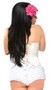 Plus Size Strapless Brocade Bridal Corset