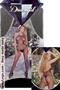 Fishnet open crotch halterd top bodystockng black