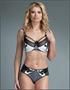 Lace Applique Strappy Bra