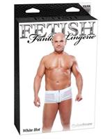 Fetish fantasy Lingerie White Hot Boxer Briefs