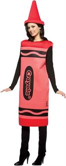 Crayola Red Crayon Adult Costume