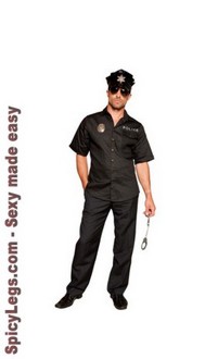 4 pc Hot Patrol Costume