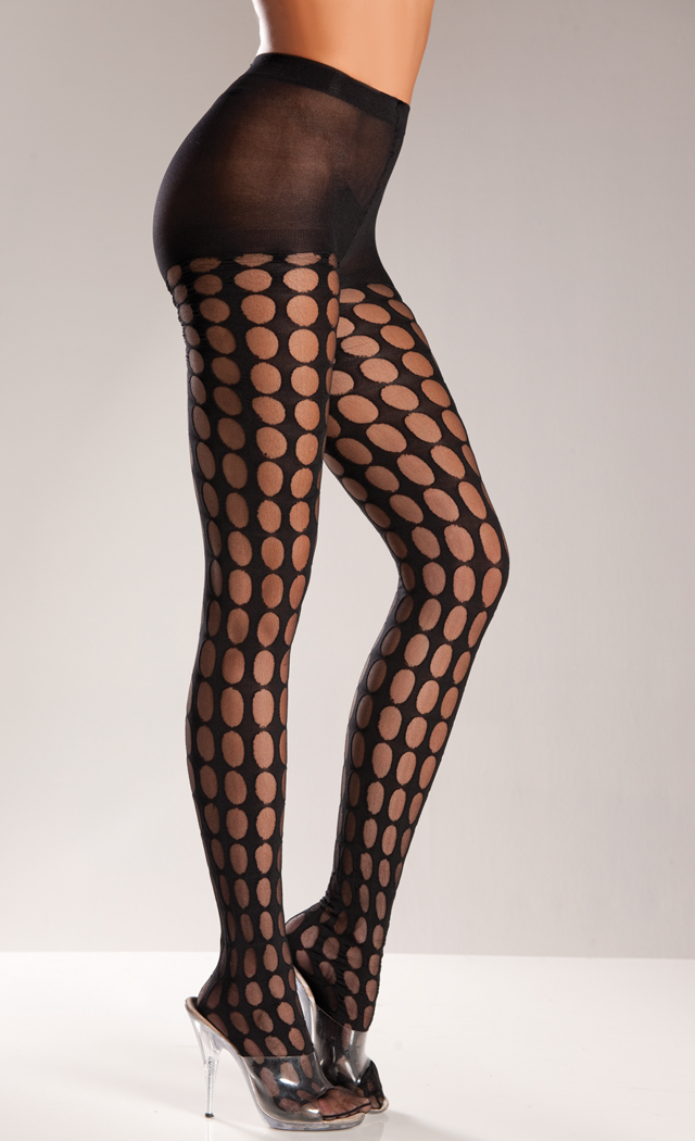 Lycra Crochet Patterned Pantyhose