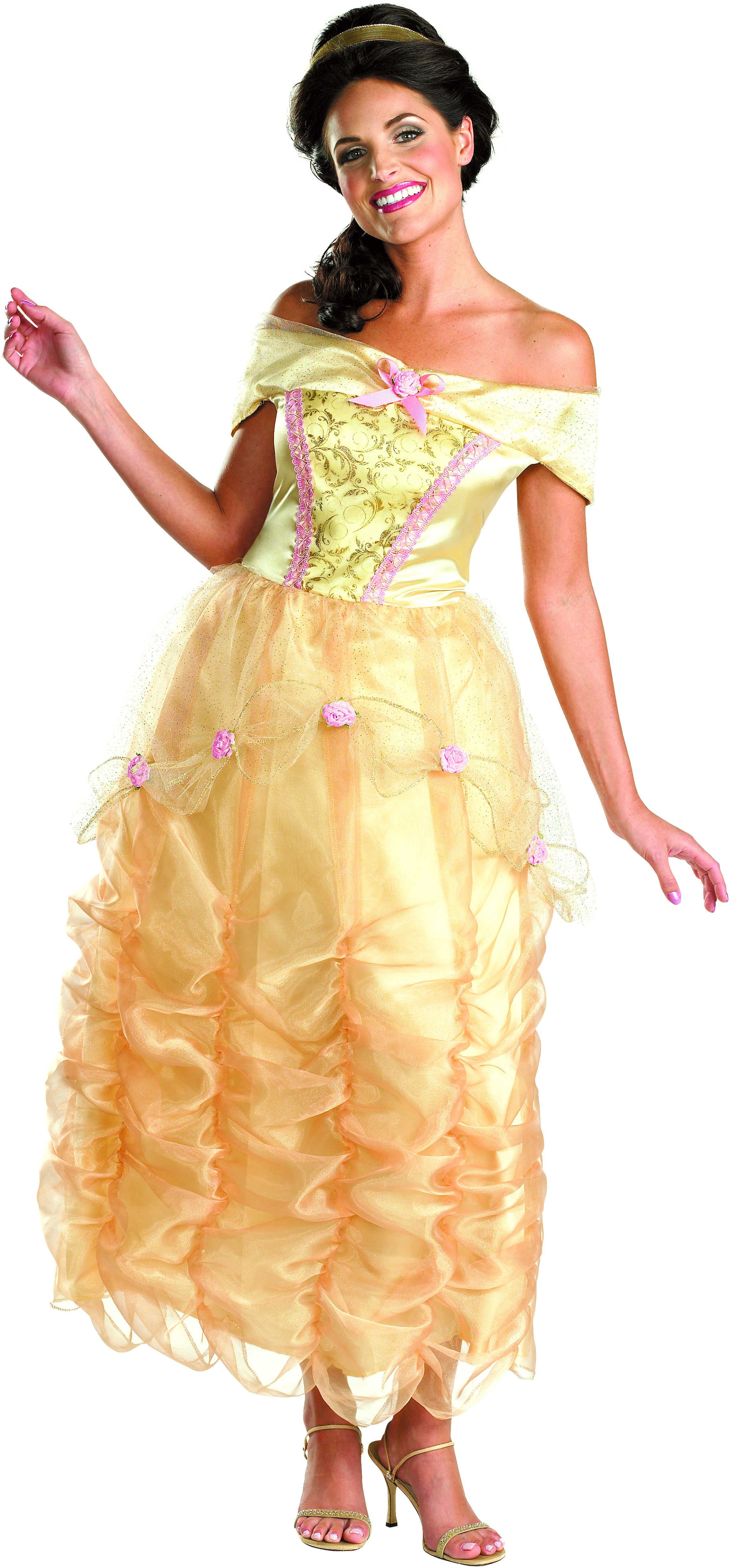 Disney Princess Belle Deluxe Adult Costume - SpicyLegs.com