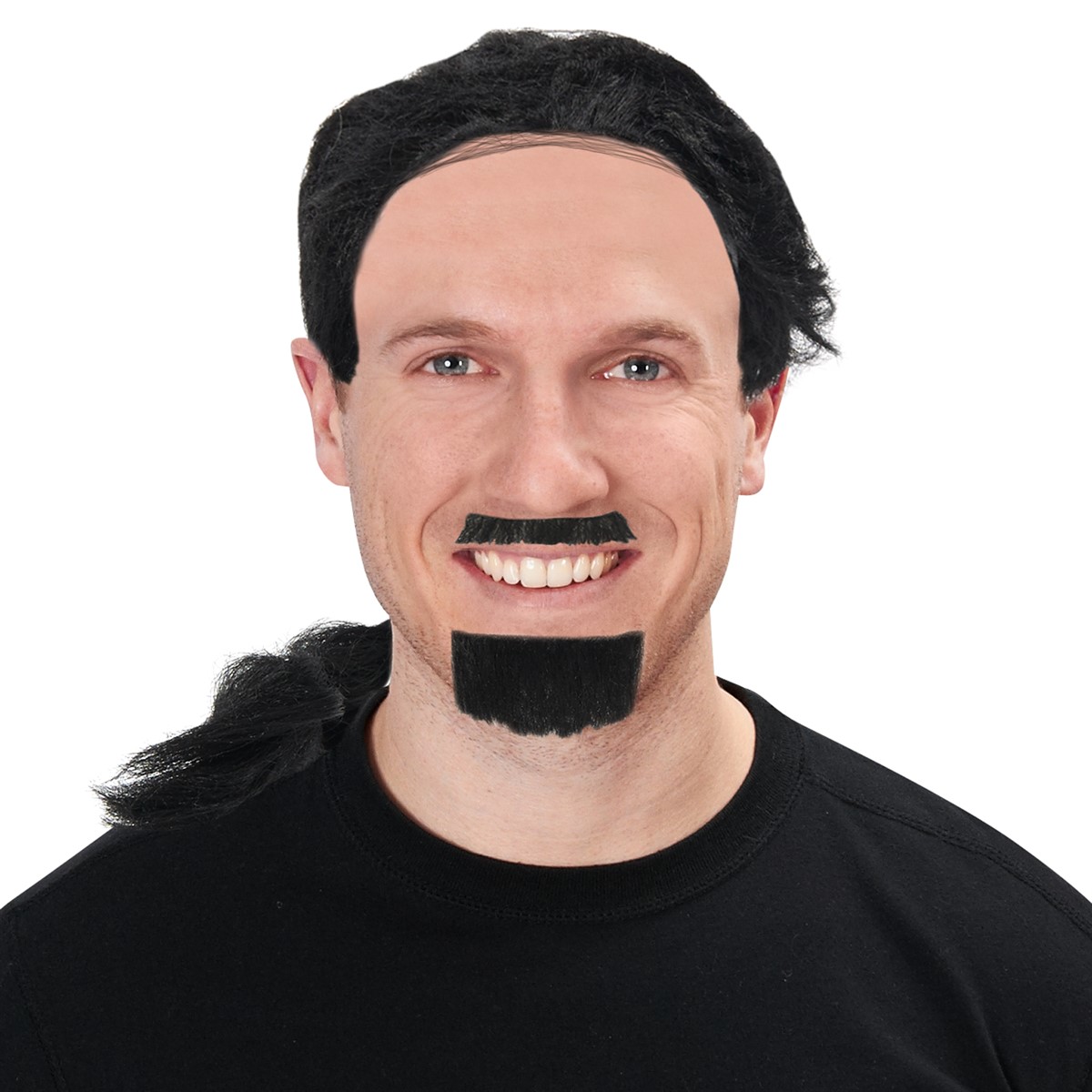 The Big Lebowski Jesus Deluxe Wig and Moustache Set