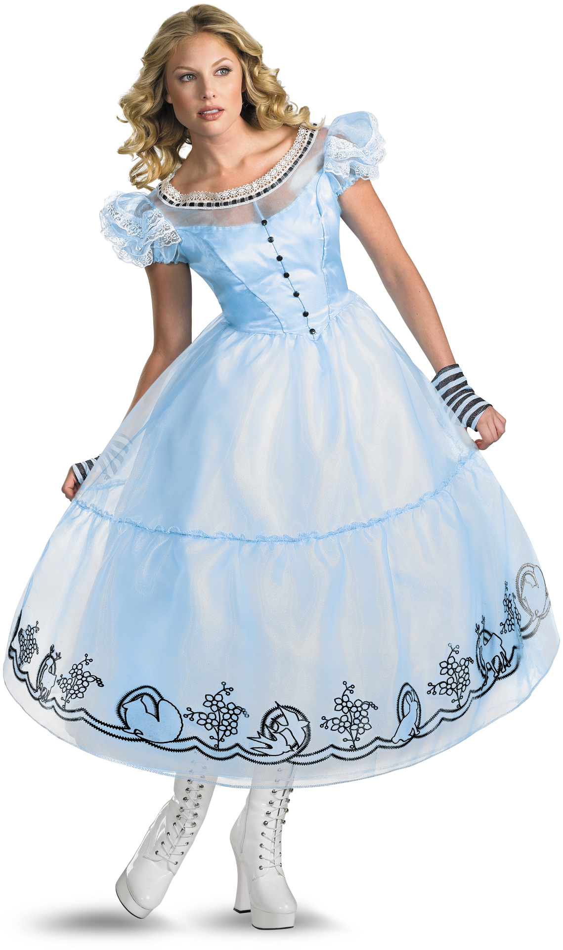 Alice In Wonderland Movie Deluxe Alice Adult Costume 