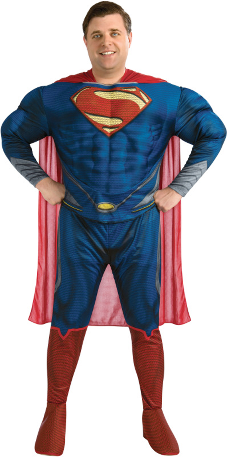 Man of Steel Superman Deluxe Adult Plus Costume - SpicyLegs.com