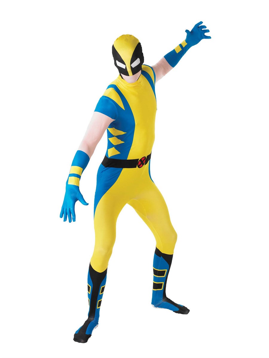 Mens Wolverine Second Skin Costume - SpicyLegs.com