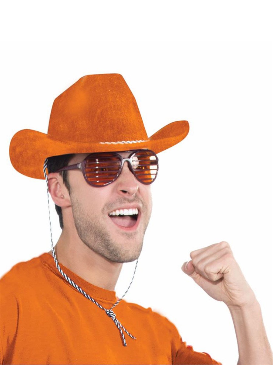 Deluxe Orange Cowboy Hat